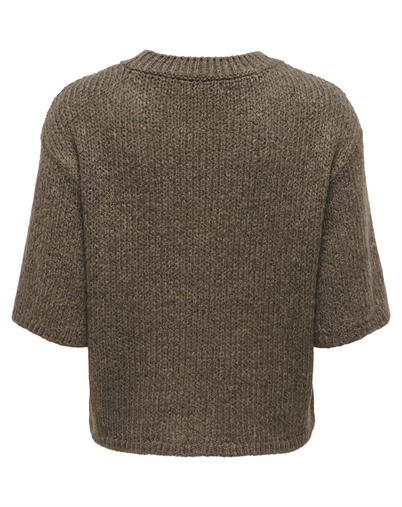 JDY - JDYDicte Pull O-Neck Strik - Shitake 
